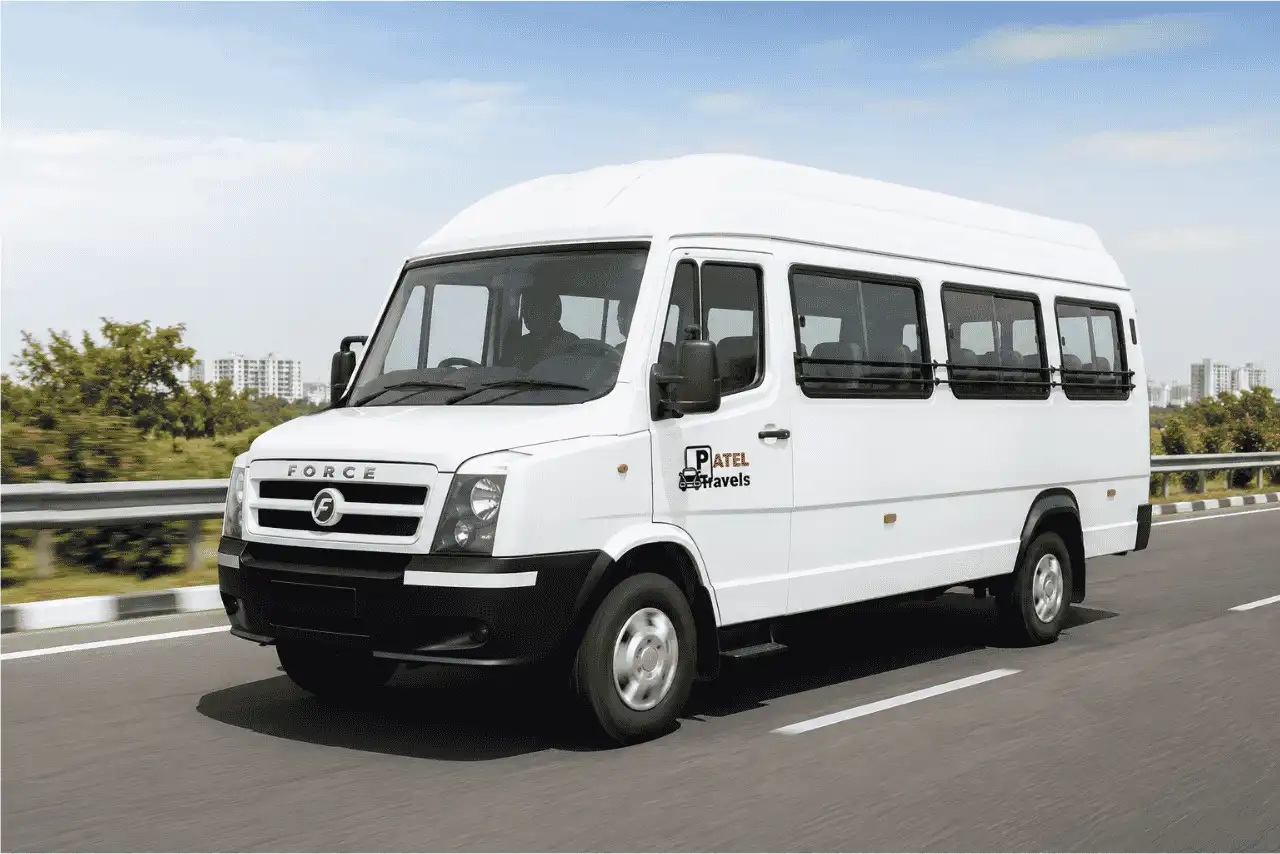 Hire Urbania in Ahmedabad from PT Patel Travels for corporate travel, weddings, airport transfers, family trips, and group tours.